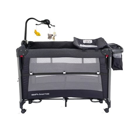 Smart Fold Anne Yanı Oyun Parkı 60 x 104 cm Siyah