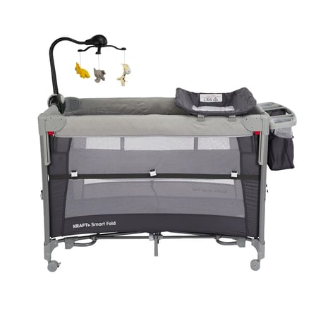 Smart Fold Anne Yanı Oyun Parkı 60 x 104 cm Gri