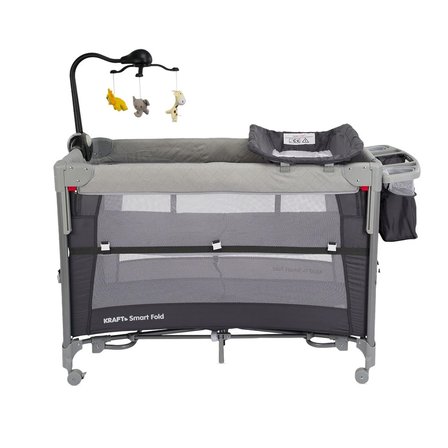 Smart Fold Anne Yanı Oyun Parkı 60 x 104 cm Gri