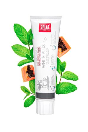 Splat White Plus Beyazlatma Vegan Diş Macunu 100 ml 