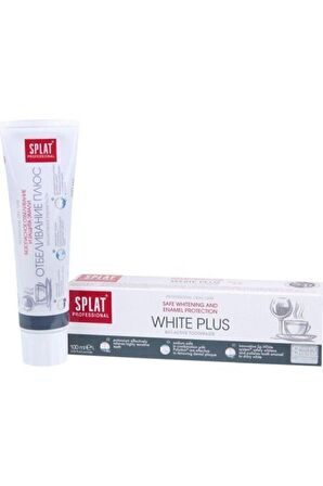 Splat White Plus Beyazlatma Vegan Diş Macunu 100 ml 