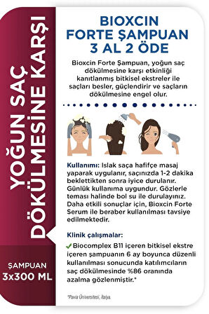 Forte Saç Dökülmesine Karşı Bakım Şampuanı 300 Ml