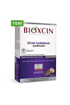 Saç Dökülmesine Karşı Siyah Sarımsak Şampuanı 300 ml