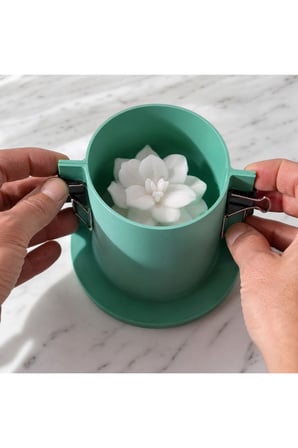 Besing Silindir Döküm Kalıbı Reçine Sanatları 10 cm