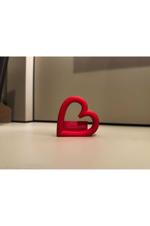 Kalp Tasarımlı Polaroid Fotoğraf Tutucu & Dekoratif Fotoğraf Standı - Çok Renkli