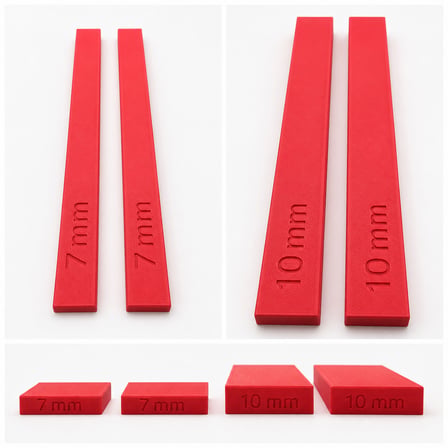 Besing Kil Açma Merdane Çubuğu 7 mm ve 10 mm 2'li Set