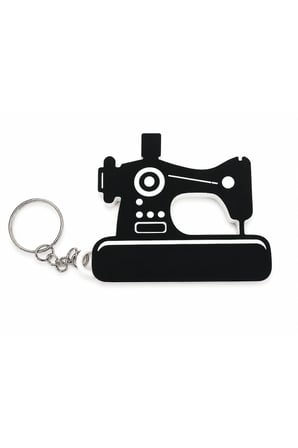 Besing Vintage Dikiş Makinesi Anahtarlık 3D Baskı Dekoratif Aksesuar