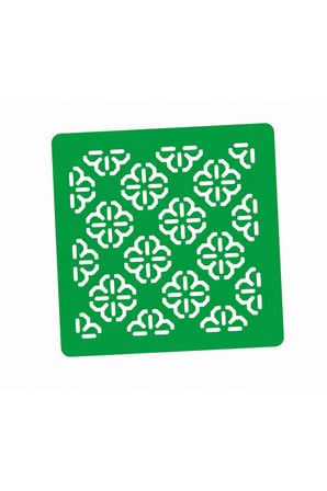 Besing Sashiko Geometrik Çiçek Desenli Nakış Şablonu Kumaş İşleme Stencil
