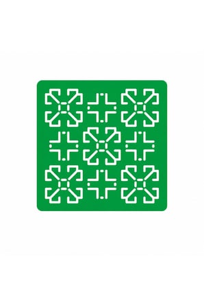 Besing Sashiko Nakış Şablonu Geometrik Çiçek Desenli Kumaş İşleme Stencil
