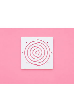 Besing Sashiko Spiral Daire Nakış Şablonu Kumaş Çizim Kalıbı