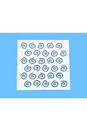 Besing Sashiko Spiral Nakış Şablonu Kumaş Çizim Kalıbı Dikiş Patchwork