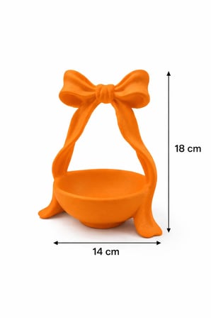 Besing Fiyonklu Takı Standı Turuncu 18 cm