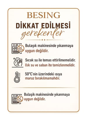 Besing Makine Yanı Organizer Yapışkanlı 3D Baskı 2'li Set