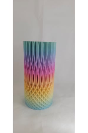 Besing Renk Geçişli Dekoratif Vazo 16 cm