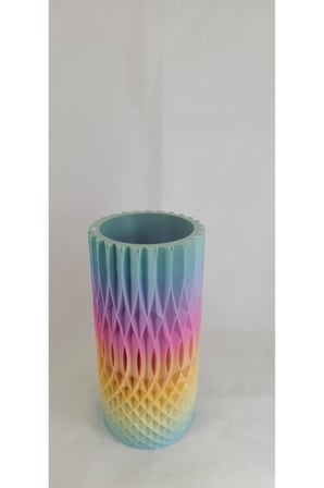 Besing Renk Geçişli Dekoratif Vazo 16 cm