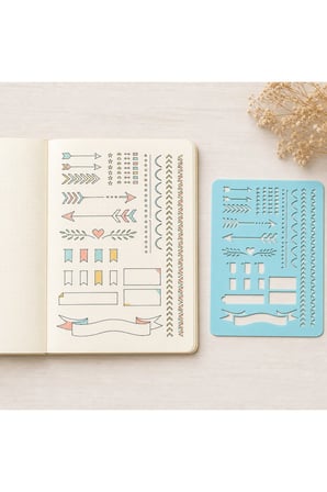 Besing Masaüstü Organizer Bullet Journal Ajanda Şablonu Planner Template