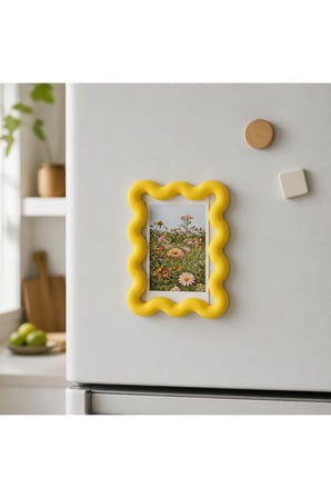 Besing Instax Mini Fotoğraf Çerçevesi Magneti 3D Baskı Dekoratif Buzdolabı Aksesuarı