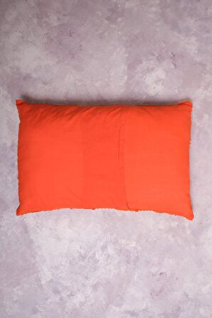 Peraluna FOAM PILLOW Şifon Şerit Triko Yastık Kılıfı 60X40 CM Turuncu