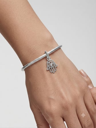 Kadın Gümüş El Model Charm
