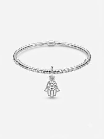 Kadın Gümüş El Model Charm