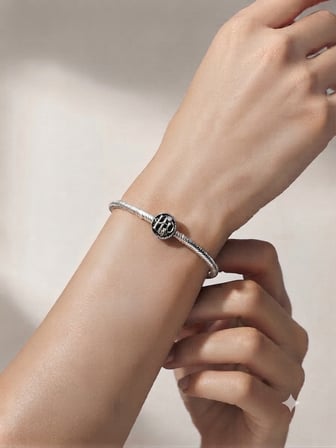 Kadın Gümüş Bileklik Uyumlu Harry Potter Model Charm