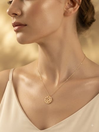Kadın Yıldız Model Kolye