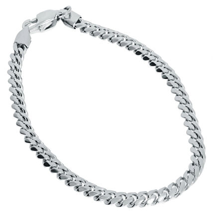 Erkek 6 mm Zincir Çelik Bileklik