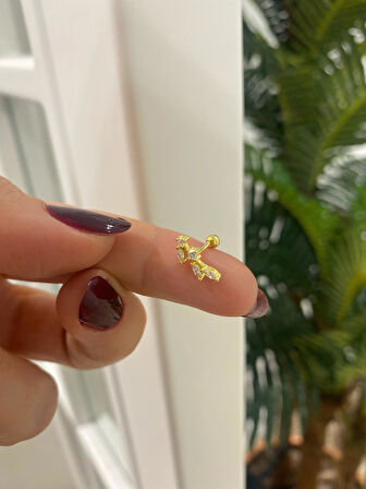 Kadın Gümüş Tragus