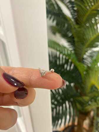 Kadın Gümüş Tragus