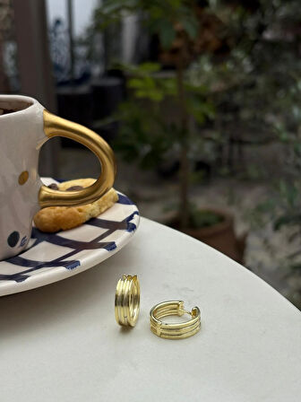 Kadın Gümüş Serenay Küpe 