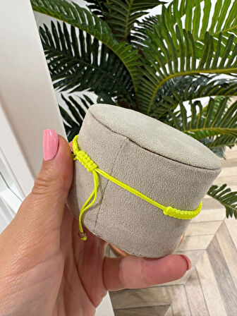 Kadın Gümüş İpli Göz Bileklik