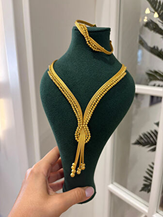 Kadın Gümüş Kayzen Düğün Set Takımı