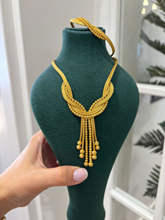 Kadın Gümüş Kayzen Düğün Set Takımı