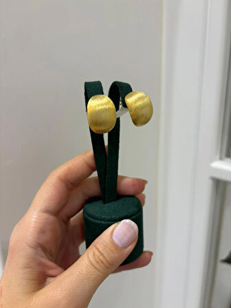 Kadın Gümüş Trend Tasarım Küpe