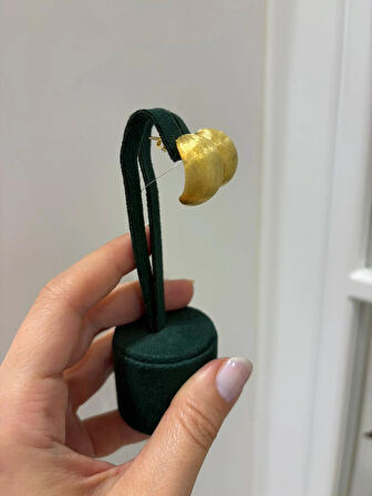 Kadın Gümüş Trend Tasarım Küpe