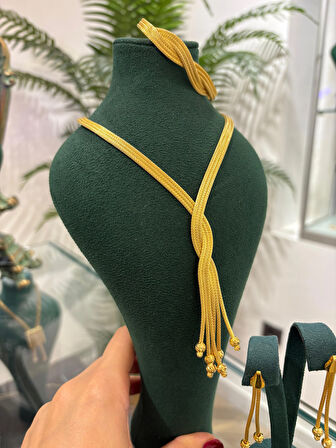 Kadın Gümüş Kayzen Düğün Set Takımı 2