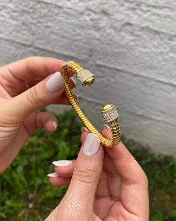 Kadın Gümüş Zirkon Bileklik