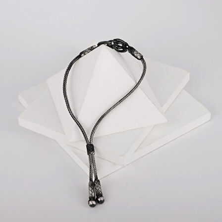 Kazaziye Gümüş Oksitli Bileklik