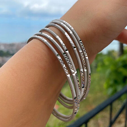 925 Ayar Gümüş Ajda Bilezik (ADET)