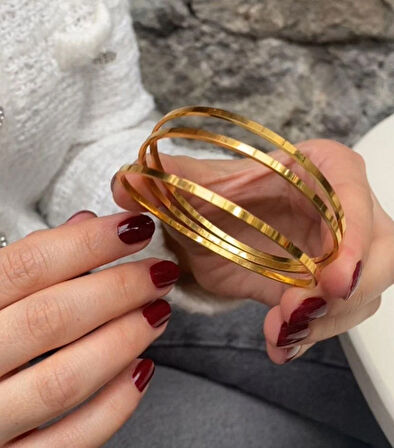 925 Ayar Gümüş İnce Kibrit Çöpü Bilezik ADET