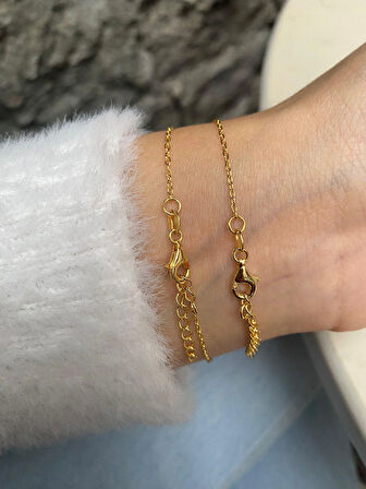 Kadın Gümüş Renkli Kalp Bileklik ( ADET) 