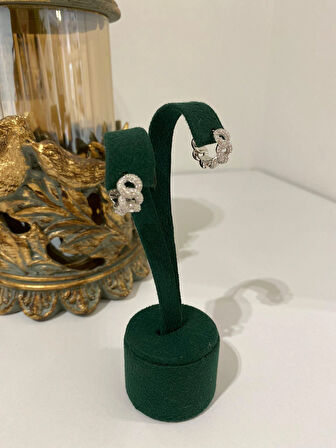 Kadın Gümüş İthal Gurmet Halka Küpe