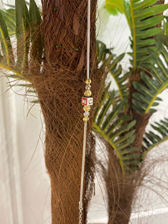 Kadın Gümüş Doricalı Şans Bileklik