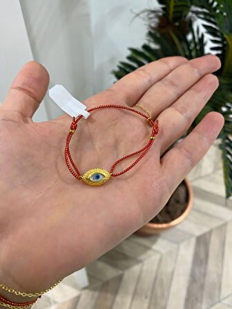 Kadın Gümüş İpli Göz Bileklik