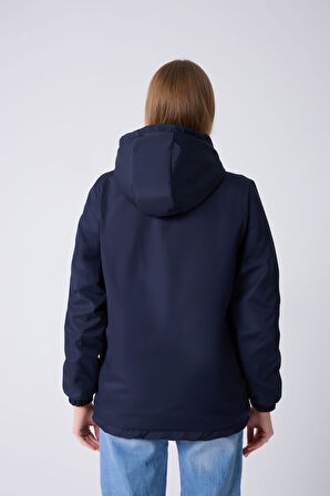 Kadın Kürklü Su Ve Rüzgar Geçirmez Kapüşonlu Kışlık Mont & Kaban & Parka