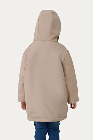 Erkek Çocuk İçi Kürklü Su Ve Rüzgar Geçirmez Kapüşonlu 3 Cep Kışlık Mont & Kaban & Parka