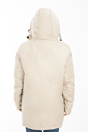 Spor Kadın Polarlı Su Ve Rüzgar Geçirmez Kapüşonlu Kışlık Mont & Kaban & Parka