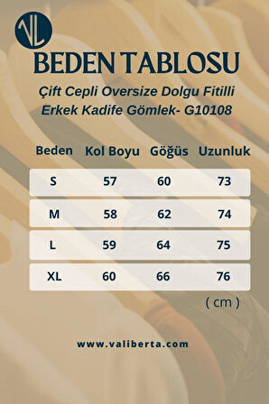 Çift Cepli Dolgu Fitilli Erkek Kadife Gömlek - Taş