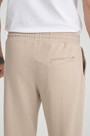Premium Oxford Örme Regular Fit Duble Paça Erkek Pantolon- Bej
