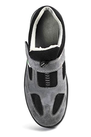 Yepa 114 S1 Gri Süet Yazlık Çelik Burun İş Ayakkabısı